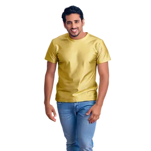 Gold Blank Shirt PNG Wor