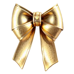Gold Bow For Crafting PNG 06272024