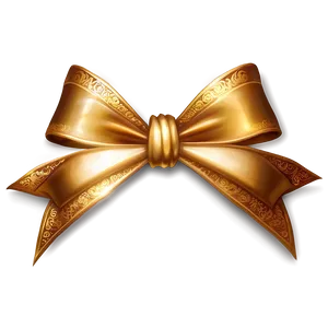 Gold Bow For Crafting PNG Tgi
