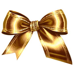 Gold Bow Ribbon Png Euu PNG image