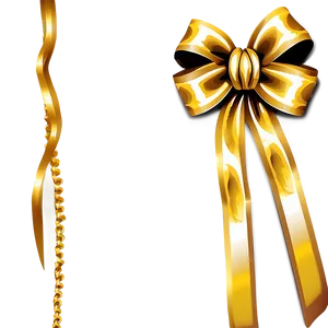 Gold Bow Vector Png 22 PNG image