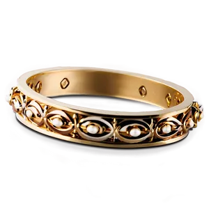 Gold Bracelet For Couples Png 06282024 PNG image