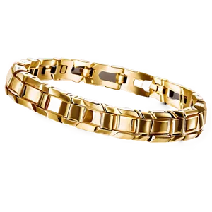 Gold Bracelet For Couples Png 06282024 PNG image