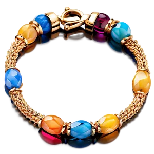Gold Bracelet For Special Occasions PNG 06282024