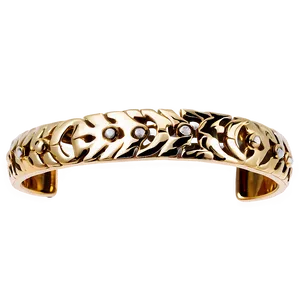 Gold Bracelet With Lockets PNG 06282024