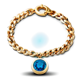 Gold Bracelet With Lockets PNG Bch51 PNG
