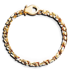 Gold Bracelet With Religious Symbols PNG 06282024
