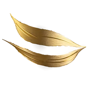Gold Brush Stroke PNG 06262024