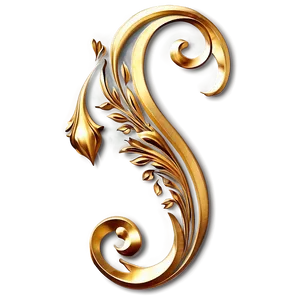 Gold Calligraphy Flourishes PNG Qpp9 PNG