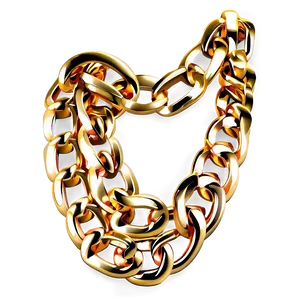 Gold Chain Accessory PNG 97
