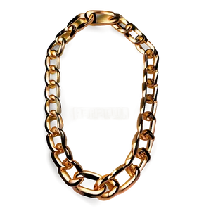 Gold Chain Design PNG 05042024