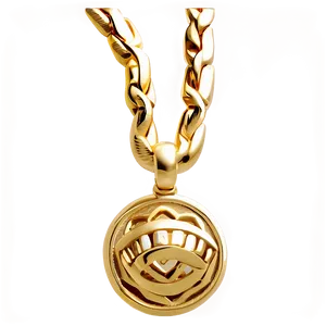 Gold Chain For Pendant PNG Idb