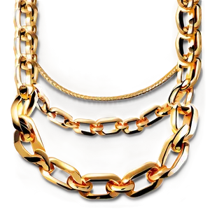 Gold Chain For Women PNG 34