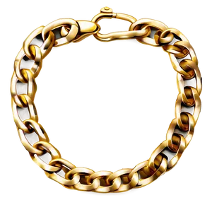 Gold Chain Jewelry Png 05042024 PNG image