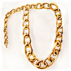 Gold Chain Layer PNG 05042024