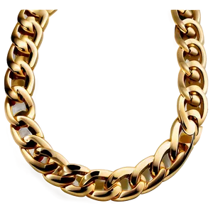 Gold Chain Necklace PNG Ymm69