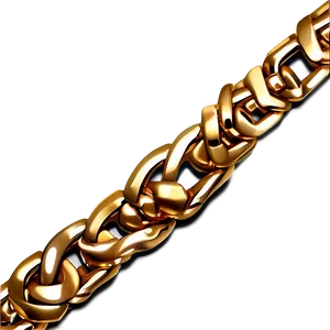 Gold Chain Set PNG 80 PNG