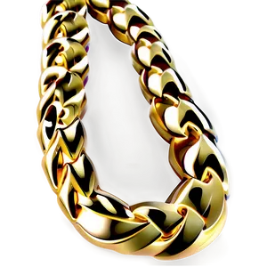 Gold Chain With Beads PNG 05042024 PNG