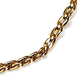 Gold Chain With Beads Png 05042024 PNG image