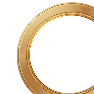 Gold Circle Border Clipart Png 26 PNG image