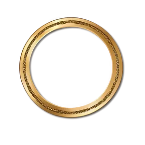 Gold Circle Border For Logos PNG 06262024 PNG
