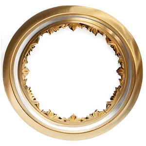 Gold Circle Border For Logos PNG Vic PNG