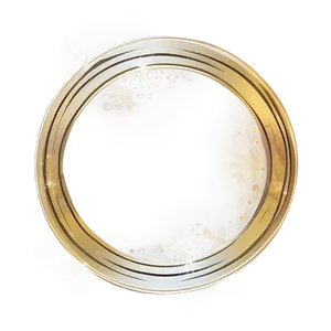 Gold Circle Border For Monograms PNG Xab PNG