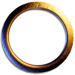 Gold Circle Frame B