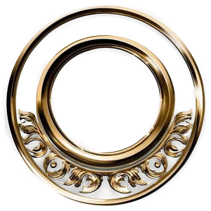 Gold Circle Frame C