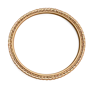 Gold Circle Frame For Invitation PNG 79