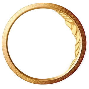 Gold Circle Frame For Invitation PNG Ebu3 PNG