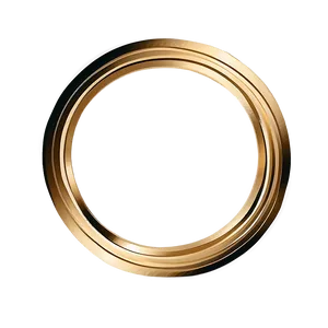 Gold Circle Frame For Logo Png Qxl92 PNG image