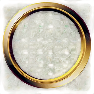 Gold Circle Frame Vector PNG Abp19 PNG
