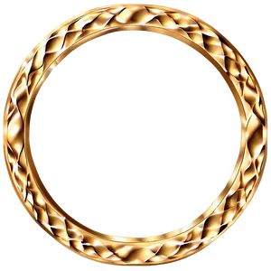 Gold Circle Frame With Hearts Png Pqe PNG image