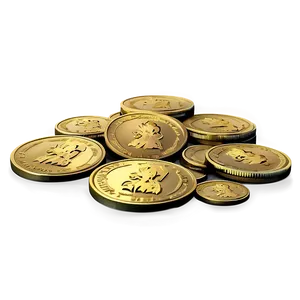 Gold Coin Pile Png 06272024 PNG image