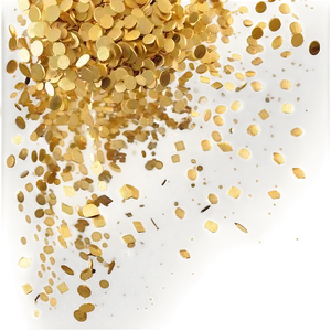 Gold Confetti Brilliance PNG 1 PNG