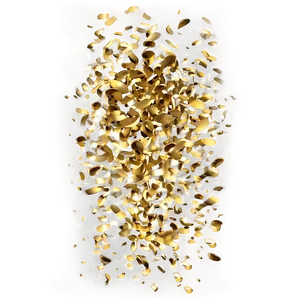Gold Confetti Cascade Png 05252024 PNG image