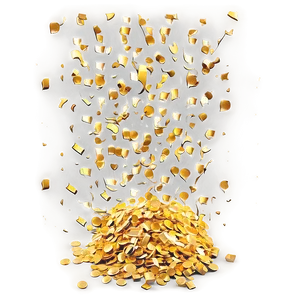 Gold Confetti Delight PNG 05252024
