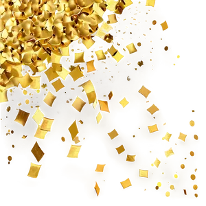 Gold Confetti Dreams PNG Vvc PNG