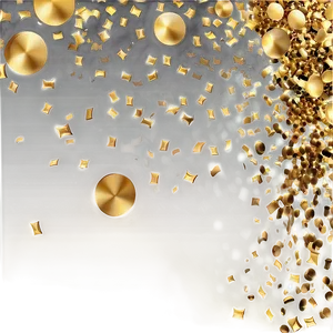 Gold Confetti Elegance PNG 05252024