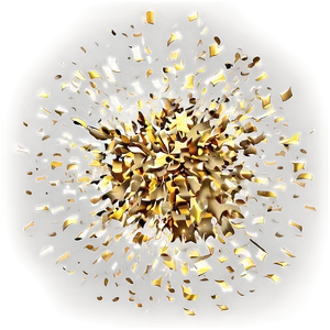 Gold Confetti Explosion Png Lgv PNG image