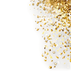 Gold Confetti Extravaganza PNG Oli17 PNG