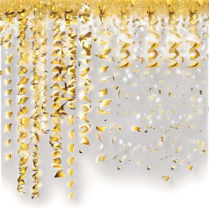 Gold Confetti Festivities Png 46 PNG image