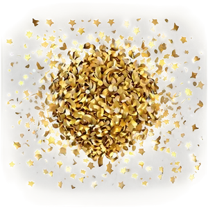 Gold Confetti Festivities Png Fix24 PNG image