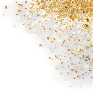 Gold Confetti Festivities Png Nus44 PNG image