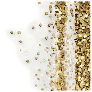 Gold Confetti Radiance PNG Ymo PNG