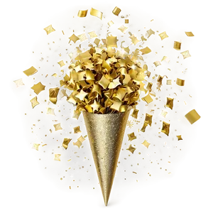 Gold Confetti Revelry PNG Aag34 PNG