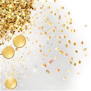 Gold Confetti Serenade PNG Toj PNG