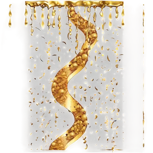 Gold Confetti Shower Png Haa PNG image