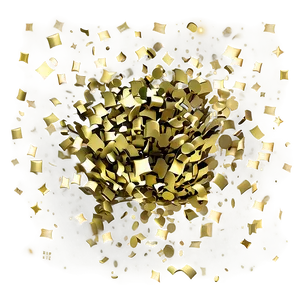 Gold Confetti Spectacle PNG 05252024 PNG